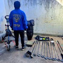 Jujeño le robó los palos de golf a un millonario y se los vendió a otro