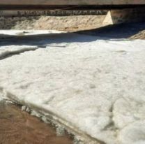 Varios ríos amanecieron congelados por las temperaturas bajo cero