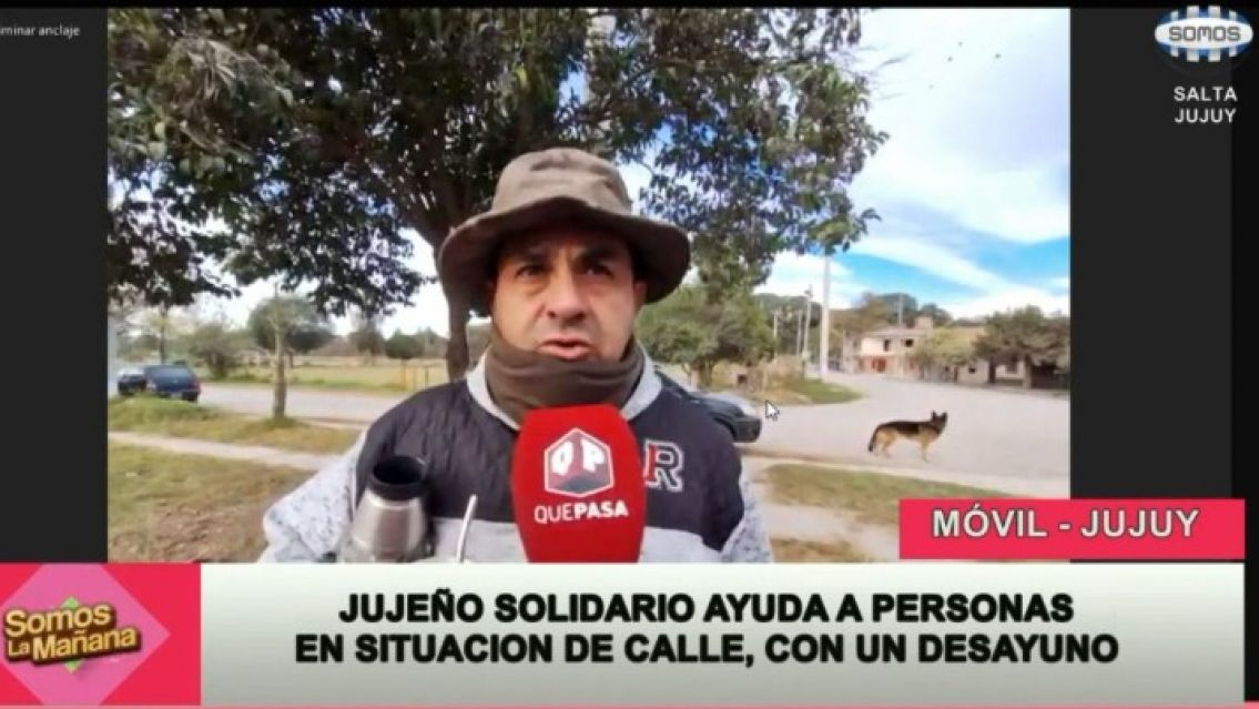 "Cocinamos bajo un árbol porque no tenemos un lugar": jujeños ayudan a los más necesitados