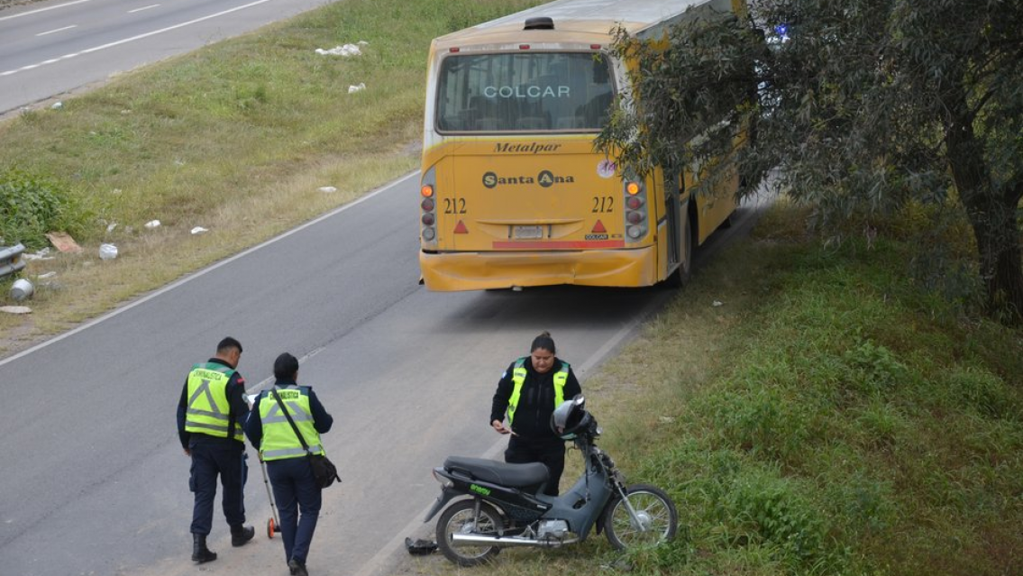 ALERTA por siniestro vial en ruta Nº 66 a la altura de la pasarela