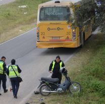 Jujeño chocó contra un colectivo en la ruta 66: Se salvó de milagro
