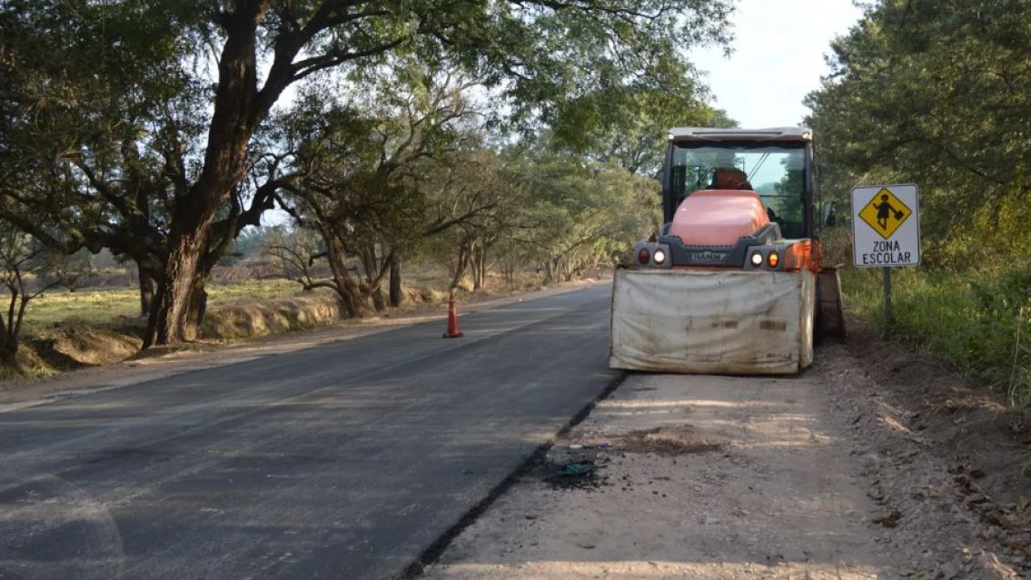 Finalizan los trabajos de repavimentaci�n en las rutas provinciales 56 y 62