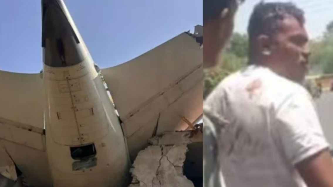 Encontraron un sobreviviente del avión que se estrelló en la India: "Había cuerpos a mi alrededor"