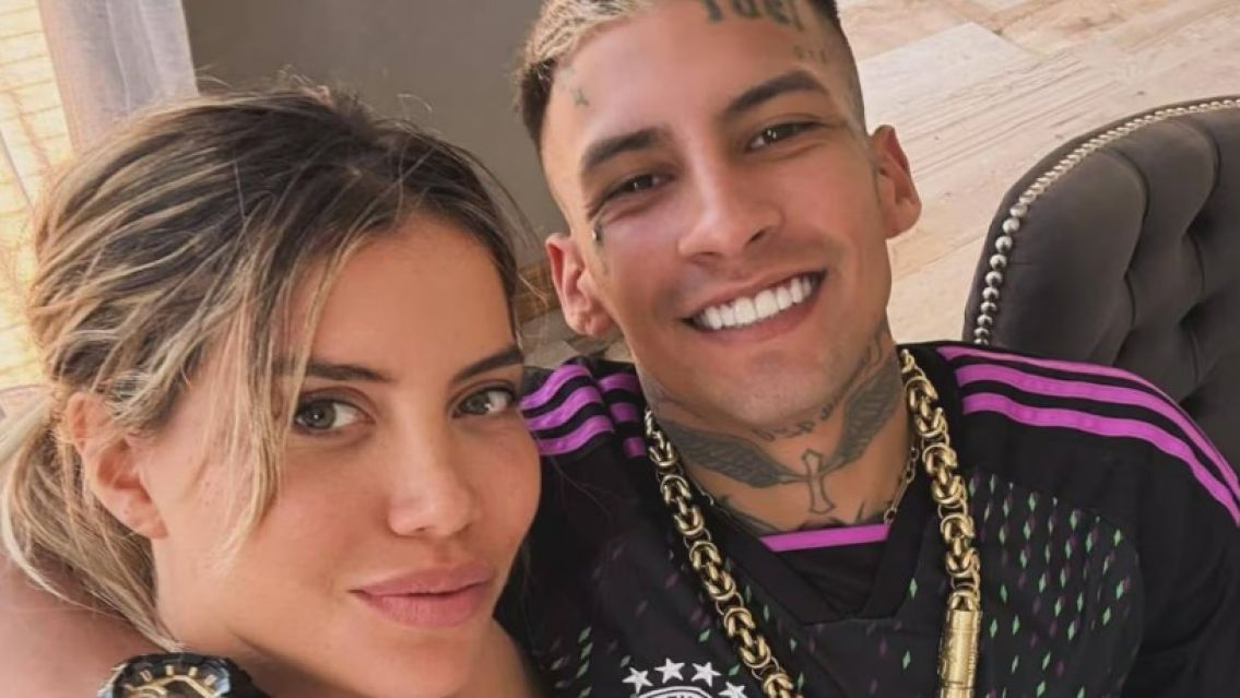 Wanda Nara y L-Gante subieron una foto a los besos y alimentaron los rumores de reconciliación