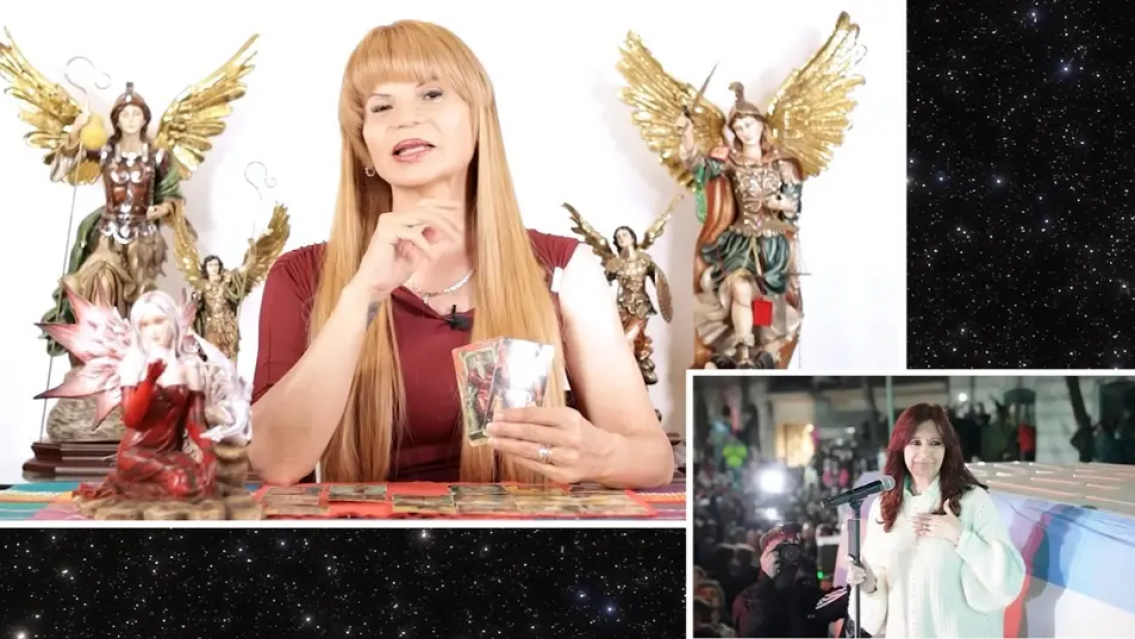 "Van a huir": terrible predicci�n de Mhoni Vidente sobre Cristina Kirchner 