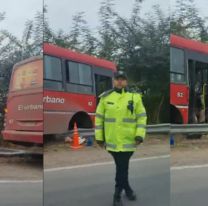 Brutal choque de un colectivo en la ruta 9: Se salvaron de milagro