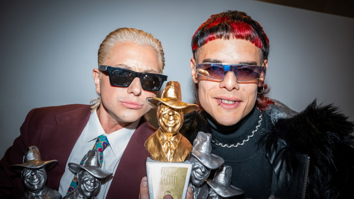 "Maradona es mejor y viva Perón", fuerte mensaje de los ganadores del Gardel de Oro