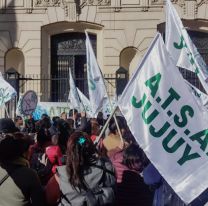 Paro y movilización de ATSA Jujuy en rechazo al 2% de aumento en las paritarias