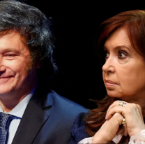 "No me dejan competir porque saben que pierden", Cristina filosa contra Milei