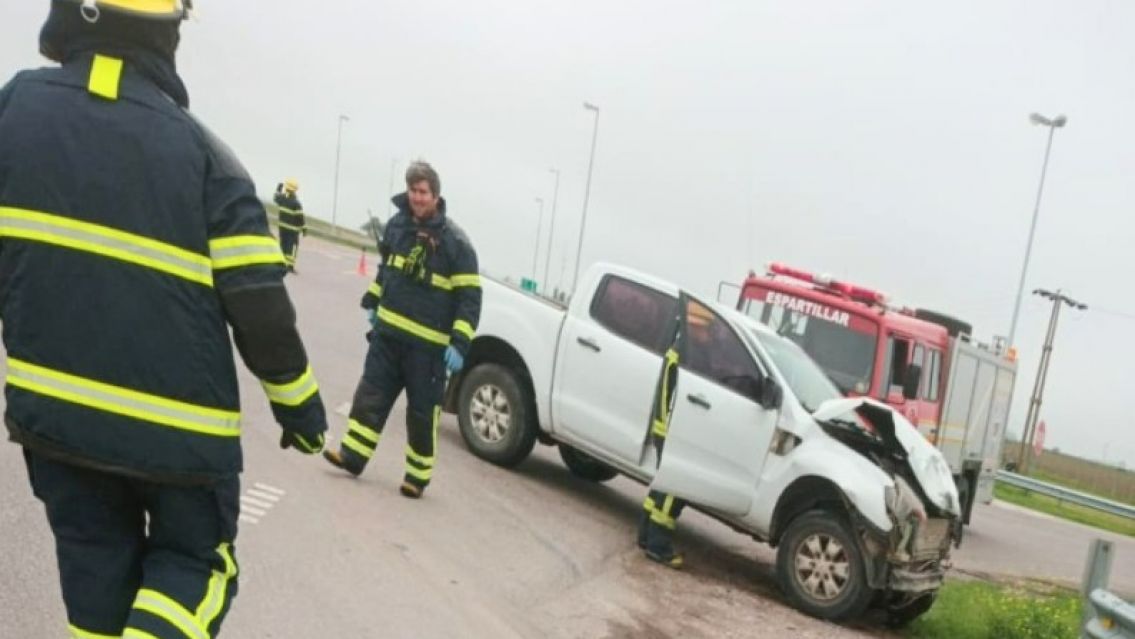 [URGENTE] Terrible accidente de dos camionetas en Ruta: hay tres heridos