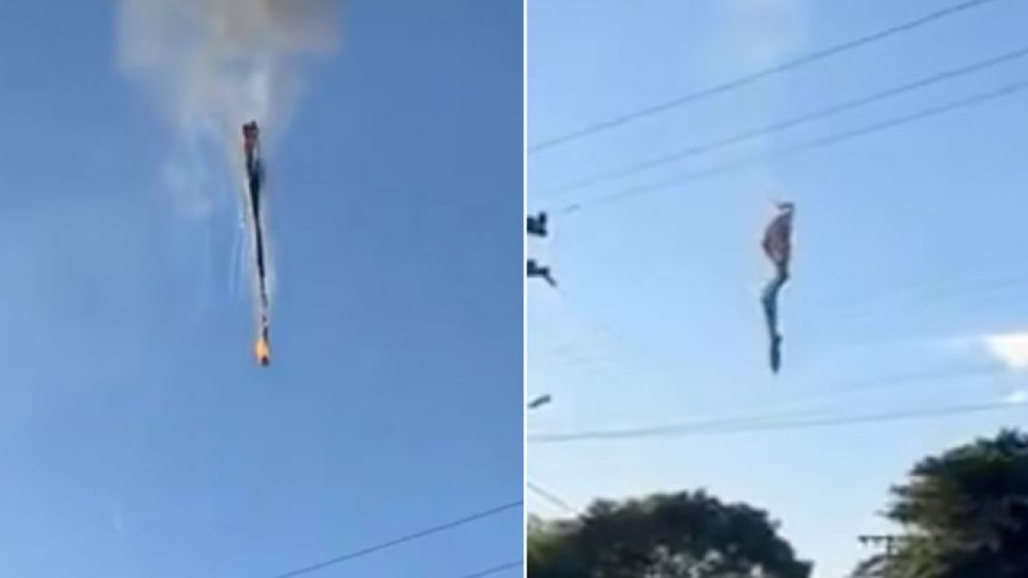 Tragedia en Brasil: se prendi� fuego un globo aerost�tico y hay al menos ocho muertos