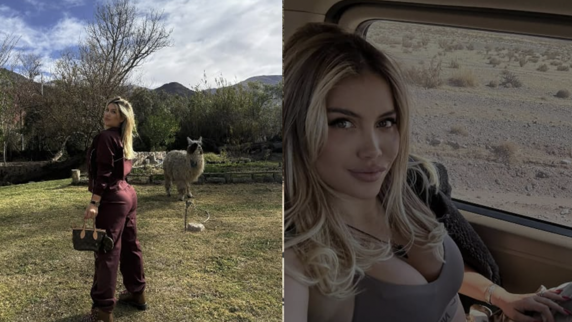 Wanda Nara se despidió de nuestra provincia: "Qué hermoso sos Jujuy"