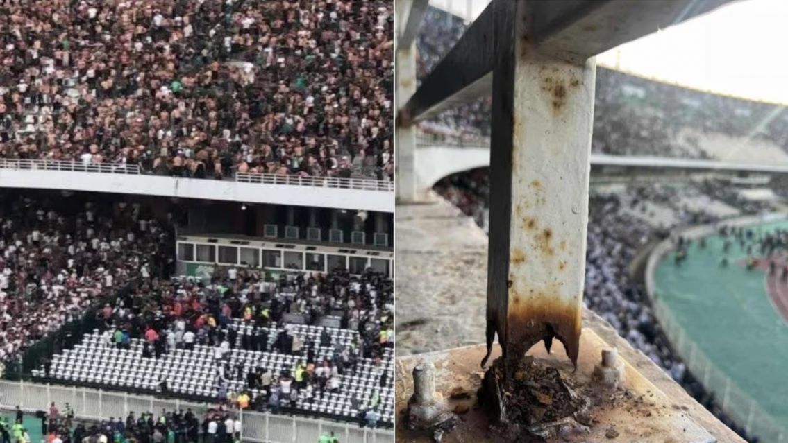 Tragedia en pleno partido: tres personas murieron y m�s de 70 resultaron heridas