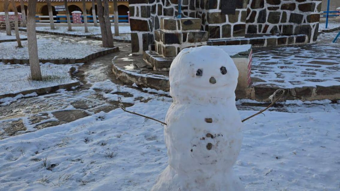 Las tremendas postales de la nieve en Jujuy