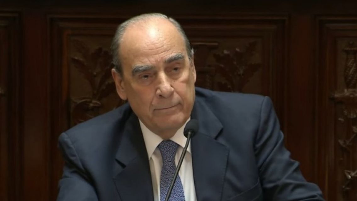 Guillermo Francos en el Senado: dijo que el pa�s va hacia un futuro de pobreza