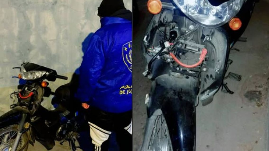 La polic�a de Jujuy recuper� una moto robada en San Salvador: Buscan a los due�os