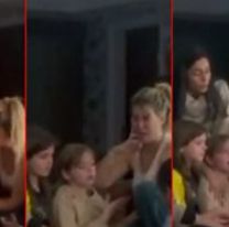 Se filtró el video del momento en que se llevaban a las hijas de Wanda en medio de gritos