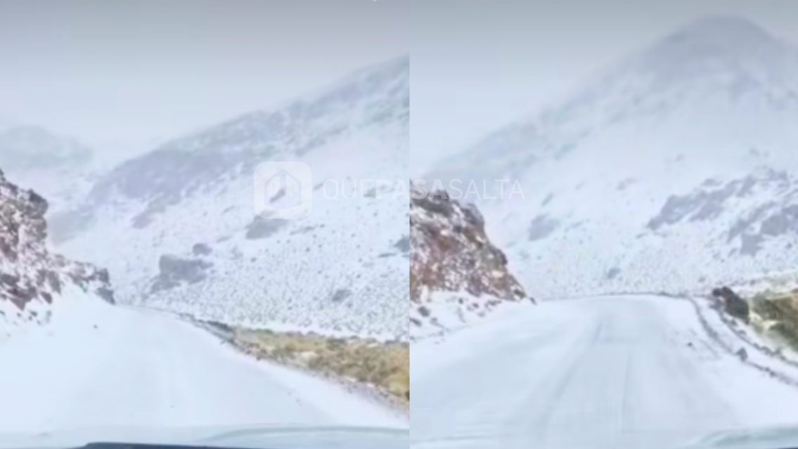Terrible nevada en Salta: muchos juje�os yendo para ver los paisajes 