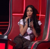 "Ruidito de mate": la reacción de Lali al escuchar en La Voz una canción de su ex