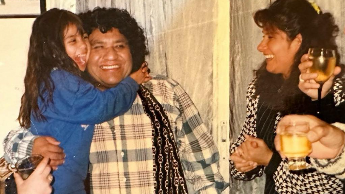 El emocionante posteo de la hija de Adri�n de los Dados Negros: termin� internado