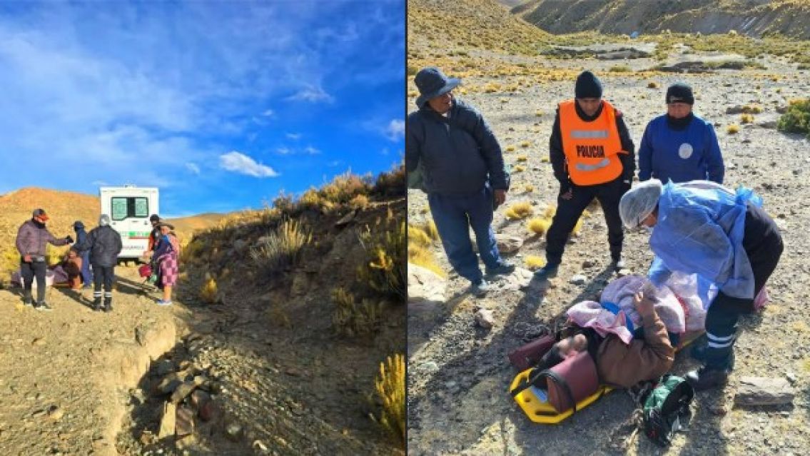 Milagroso rescate en la Puna de Jujuy: La policía le salvó la vida