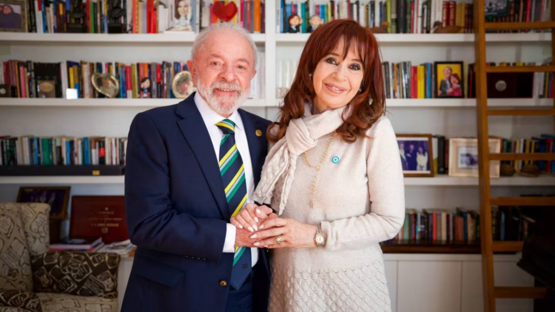 "No pudieron": qu� dijo Cristina tras la visita de Lula Da Silva