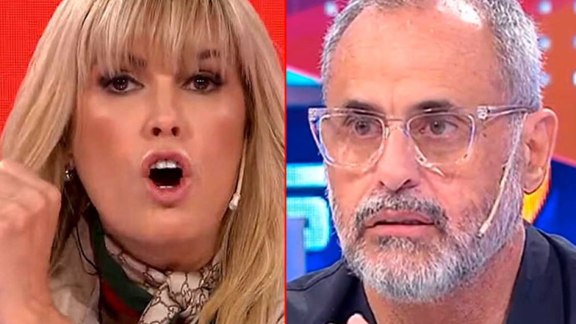 El ins�lito beso de Viviana Canosa y Jorge Rial: todos se quedaron sorprendidos
