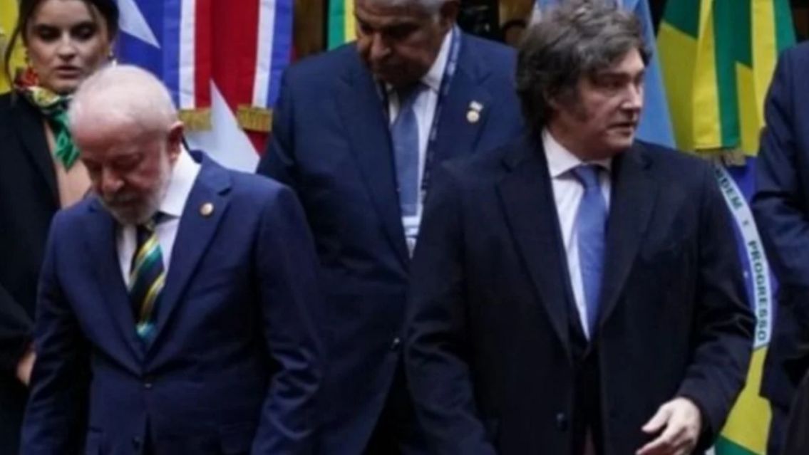 Javier Milei amenaz� ayer con abandonar el Mercosur