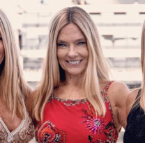 El tiempo no pasa para las "Trillizas de Oro", posaron en la playa con la familia