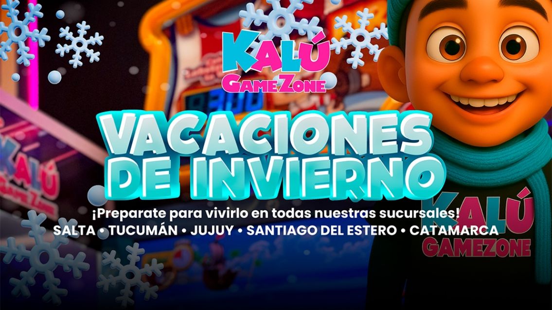  �Las mejores vacaciones de Invierno, las encontras en Kal� Game Zone! 
