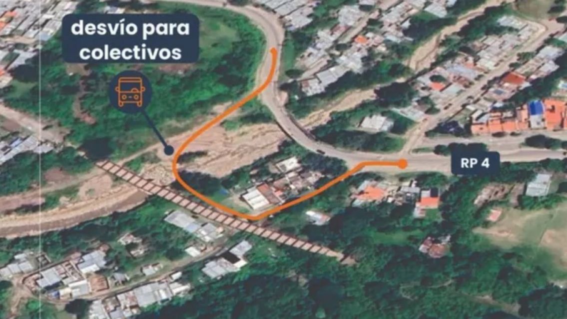 Corte total en Ruta Provincial 4: habilitan desvío provisorio por obras