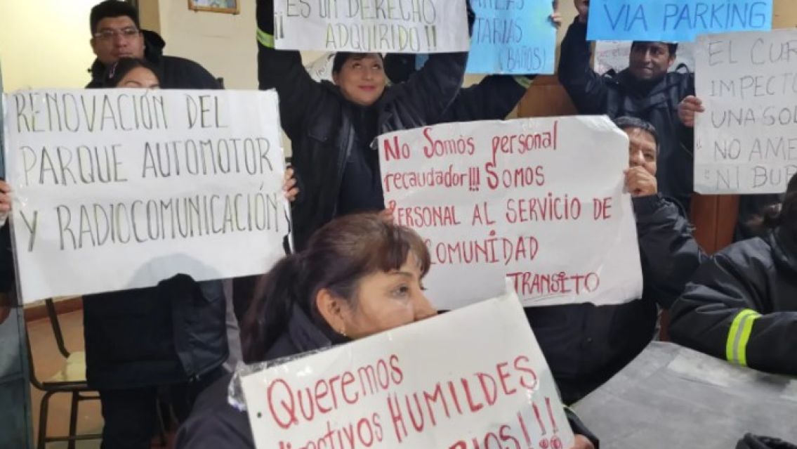 Sin respuestas del municipio, inspectores de Tr�nsito contin�an con medidas de fuerza