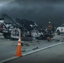 [URGENTE] Terrible accidente en el acceso a Salta: hay heridos de gravedad