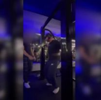 Se fractur&oacute; las dos piernas levantando pesas y todo qued&oacute; filmado