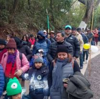 Realizaron la peregrinación itinerante de la patrona de El Carmen