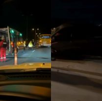 Terrible choque en Ruta 9: un auto terminó destrozado en San Pablo de Reyes