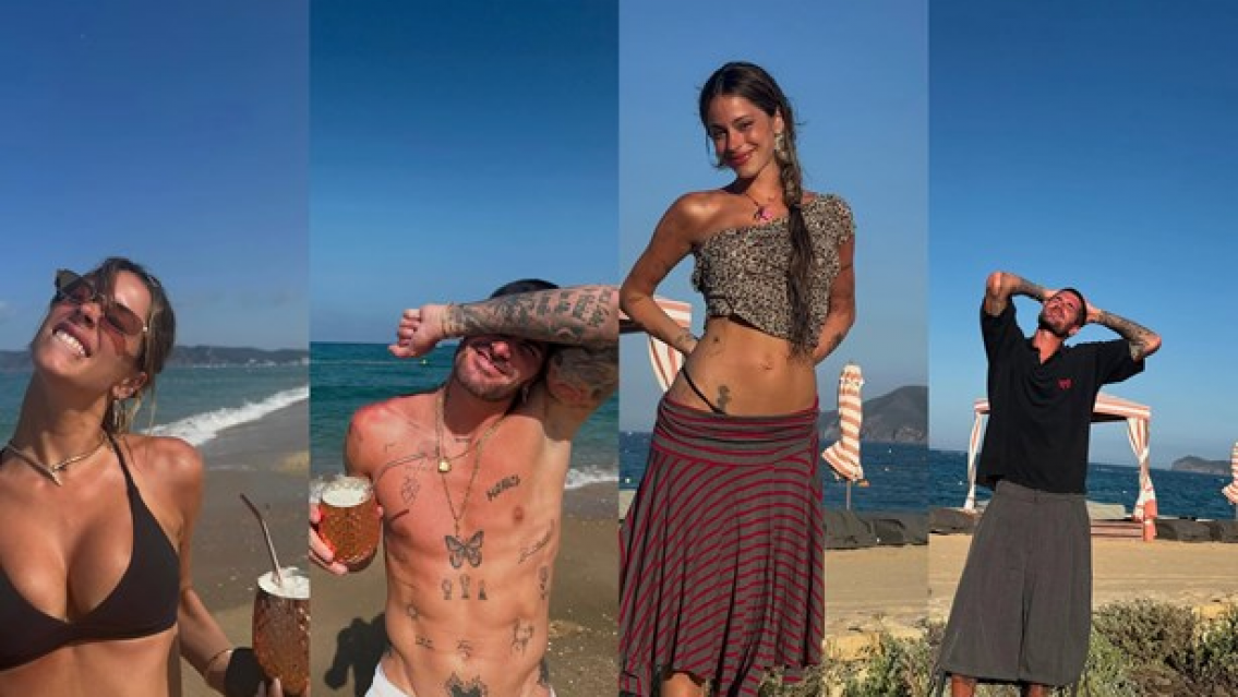 Despu�s de d�as en la playa con Tini Stoessel, De Paul volvi� con sus hijos