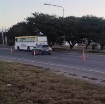 Terrible choque de dos motos en la avenida Savio
