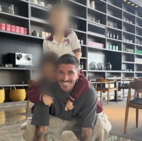 El verdadero "padre del año": la que se mandó Rodrigo De Paul con sus hijos