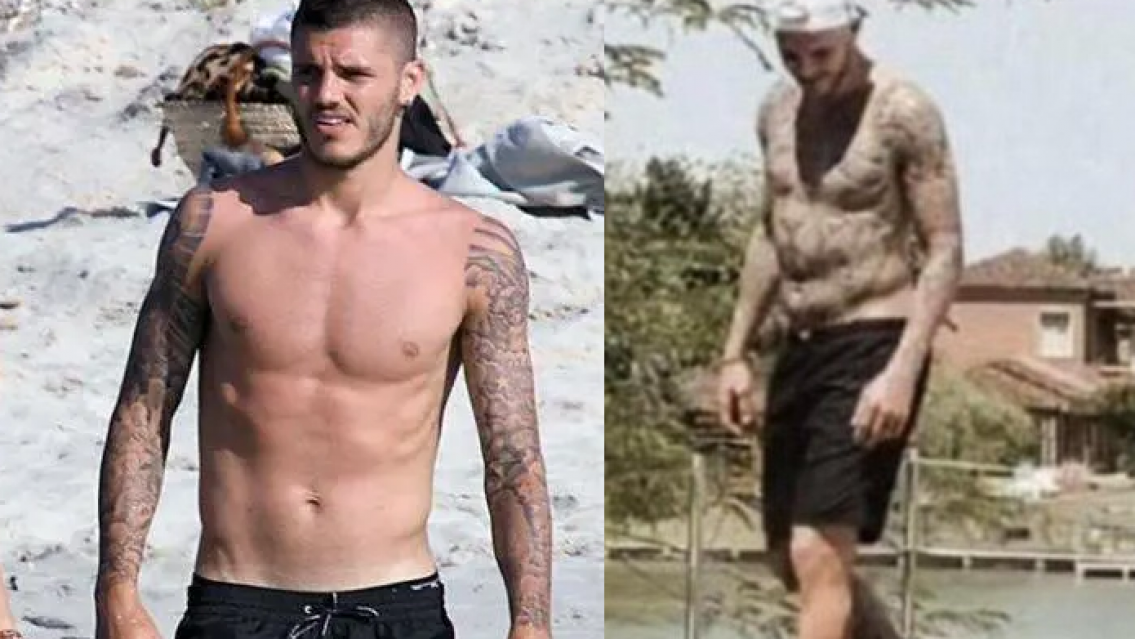 �Est� gordo Mauro Icardi? Hay cr�ticas por su estado f�sico