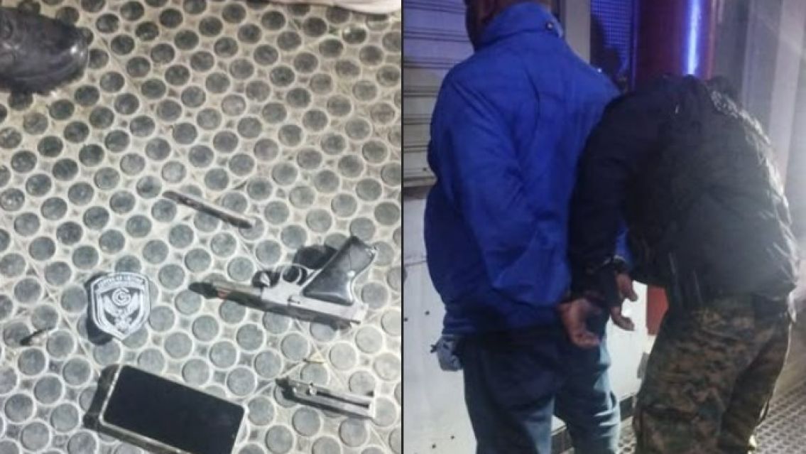 Atraparon a un peligroso delincuente en San Pedrito: Estaba fuertemente armado