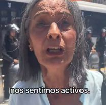 Marcha de jubilados en Congreso: La policía gaseó a una persona con discapacidad