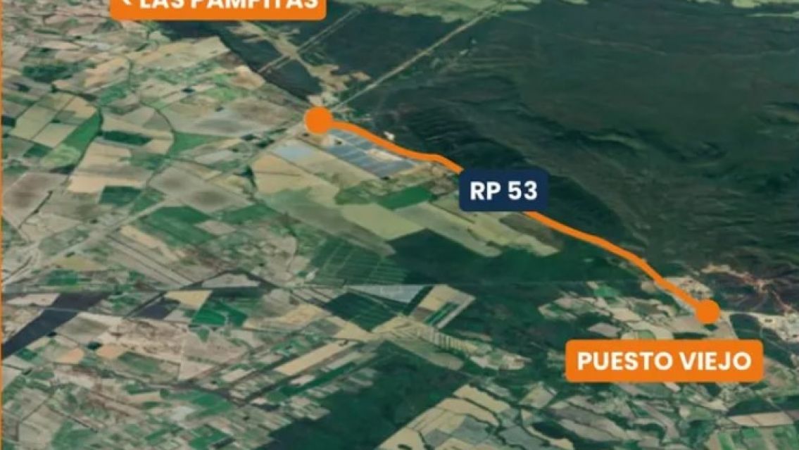 Corte total en la Ruta Provincial 53