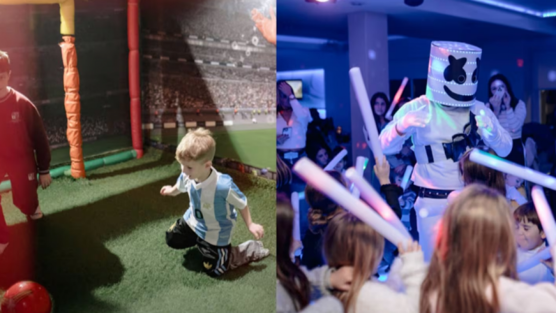 Todas las fotos del cumple del hijito de Rodrigo De Paul: en ninguna aparece él