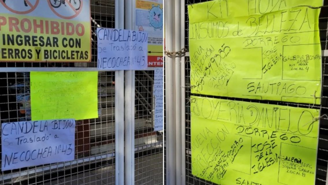 Cerr� una de las galer�as m�s populares de Jujuy: "No podemos sacar la mercader�a"
