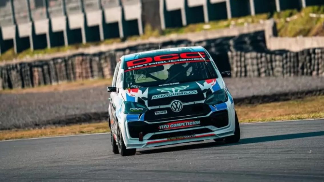 Matías Clapier se subió al podio en el Gálvez y festejó su primer logro nacional