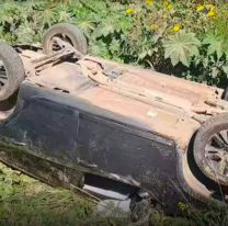 Volcó y su papá tuvo que dar la cara: lo que se conoció del accidente en ruta 34