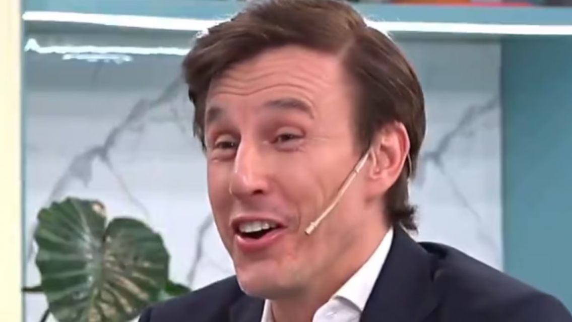 La reacci�n de Roberto Garc�a Morit�n al enterarse en vivo de la separaci�n de Pampita