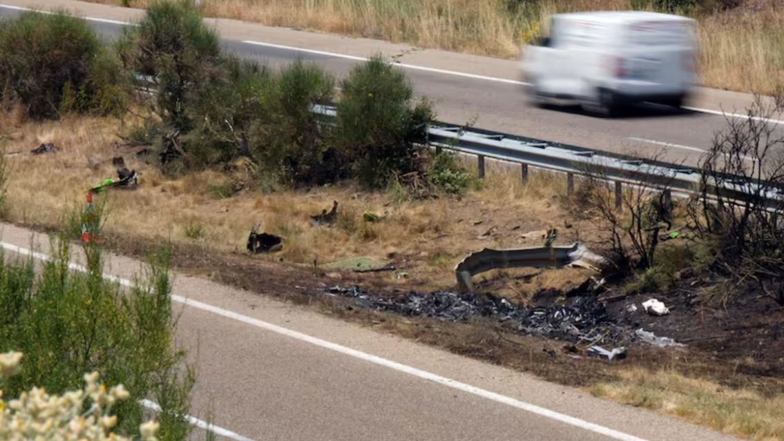 La dolorosa despedida de la viuda del futbolista que muri� en un accidente