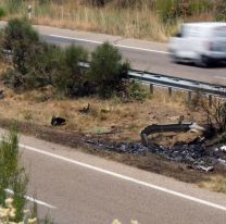 La dolorosa despedida de la viuda del futbolista que murió en un accidente